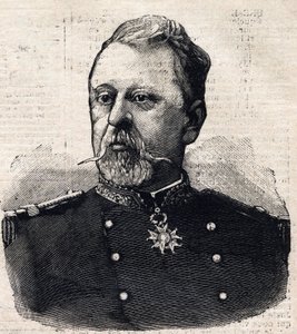 Portret generała Poilloue z St Mars (Saint Mars) (1832-1897) autorstwa French School