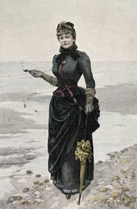 Portret Cygana (Sibylle Gabrielle Marie Antoinette Riquetti de Mirabeau, hrabina Martel de Janville) (1849-1932), francuski pisarz Fren autorstwa French School