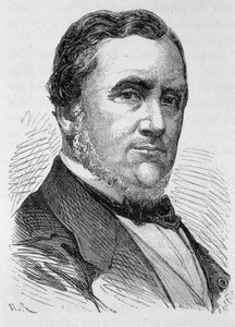 Portret Henri Dupuy de Lôme, inżyniera francuskiej inżynierii morskiej (1777 - 1885), budowniczego pierwszego francuskiego pancernika „La Glory” – w „L