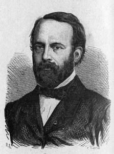 Portret Henri Sainte-Claire Deville (1814 - 1876) - w „Albumie nauki”; wybitni uczeni; Wielkie odkrycia”” 1896. autorstwa French School