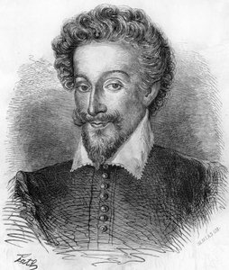 Portret Henryka IV (1553-1610), króla Francji. W „”Popularnej historii Francji””, bd. ok. 1885 r. Grawerowanie. autorstwa French School