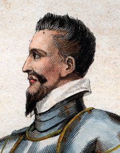 Portret Henryka I, księcia Guise (1550-1588) zwanego blizną. autorstwa French School
