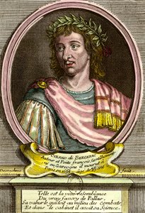 Portret Herkulesa Saviniena autorstwa Cyrano de Bergerac (1619 - 1655) Francuski pisarz. autorstwa French School