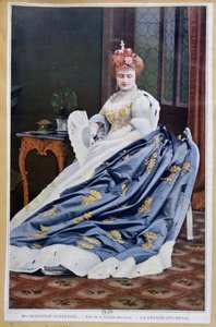 Portret Hortense Schneider (1833-1920) w roli Wielkiej Księżnej w Wielkiej księżnej Gerolstein Jacquesa Offenbacha (1819-90) c.1867