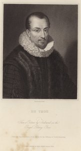 Portret Jacques Auguste de Thou autorstwa French School
