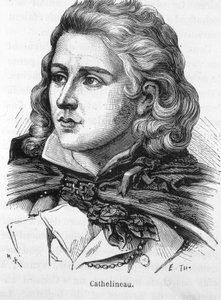 Portret Jacques Cathelineau (1759 - 1793), szefa Vendée - w „Historii Francji” Henri Martina autorstwa French School