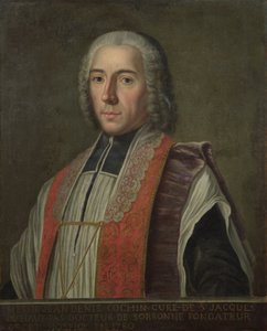 Portret Jacques Denis Cochin (1726-83) Założyciel szpitala Saint-Jacques