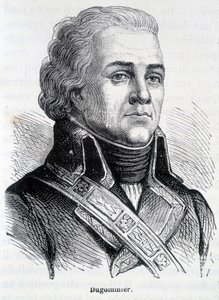 Portret Jacquesa François Coquille dit Dugommier, francuskiego generała (1738-1794) - w „L’Histoire de France” Henri Martina autorstwa French School