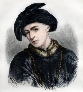 Portret Jana Husa (lub Jeana Hussa autorstwa French School