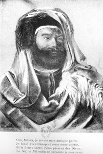 Portret Jean-Francois Champollion (1790-1832) w stroju orientalnym autorstwa French School