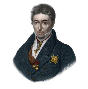 Portret Jeana Baptiste (Jean-Baptiste), hrabiego de Villele (1773-1854), polityka francuskiego. w „”LIBRE DES SPORERS”” Louisa de Cormenina Timona. 1842. Kolekcja prywatna. autorstwa French School