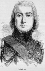 Portret Jeana Baptiste Bessièresa, księcia Istrii, marszałka Francji (1768 - 1813), zabitego w przededniu bitwy pod Lżtzen - w „Historii Francji” Henri Martina autorstwa French School