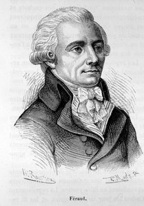 Portret Jeana Ferauda (lub Ferrauda), francuskiego polityka (1764-1795) - w "L