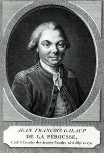 Portret Jean Francois Galaup de la Perouse (1741-88) autorstwa French School