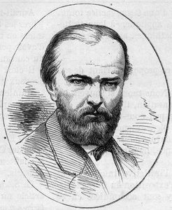 Portret Jeana Jacquesa Hennera (1829-1905), francuskiego malarza. Grawer w „”Le Monde Illustré””n°890 z dnia 2 maja 1874 r. autorstwa French School