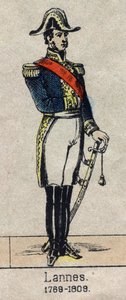 Portret Jeana Lannesa, księcia Montebello, Marechala Francji (1769-1809) Wizerunek Epinal z końca XIX wieku. autorstwa French School