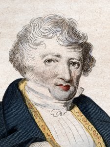 Portret Jeana Leopolda Nicolasa Frederica Cuviera znanego jako Georges Cuvier (1769-1832), francuskiego przyrodnika i zoologa. autorstwa French School
