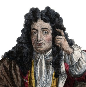 Portret Jeana de La Bruyere (Labruyere) (1645-1696) autorstwa French School