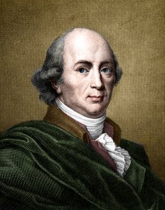Portret Johanna Gottfrieda Herdera (1744-1803) niemieckiego filozofa i pisarza. (późniejsze zabarwienie) autorstwa French School