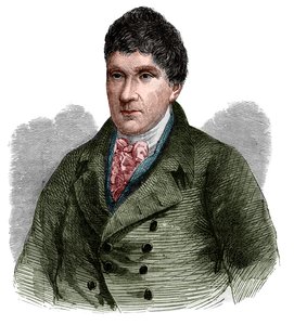 Portret Johna Renniego (1761-1821), szkockiego inżyniera budownictwa. autorstwa French School