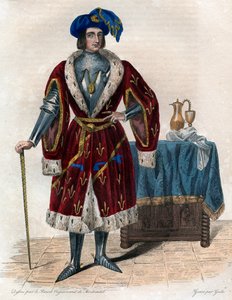 Portret Jana Orleańskiego, hrabiego Dunois (bękarta orleańskiego) (1402-1468). autorstwa French School