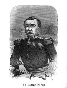 Portret Josepha Vantiniego, dit Youssouf (1808-1866), generała francuskiego. Grawer w „Les Illustrations De L
