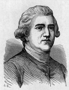 Portret Josiaha Wedgwooda (1730 - 1795), brytyjskiego artysty i przemysłowca - w „Albumie nauki”; wybitni uczeni; Wielkie odkrycia”” 1896. autorstwa French School