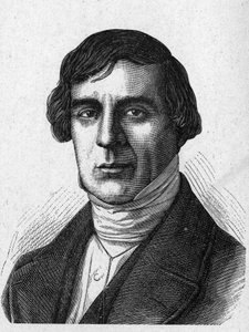 Portret Julesa Barthelemy Saint - Hilaire Saint Hilaire (Saint Hilaire) (1805 - 1895), francuski uczony i polityk - w „Album de la Science; wybitni naukowcy; Wielkie odkrycia”” 1896. autorstwa French School