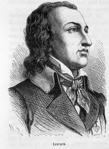 Portret Lescure, wodza Vendée (1766 - 1793) - w „Historii Francji” Henri Martina autorstwa French School