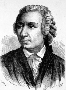Portret Léona (Leonharda) Eulera (1707 - 1783), szwajcarskiego matematyka - w „Albumie nauki”; wybitni naukowcy; Wielkie odkrycia”” 1896. autorstwa French School