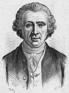 Portret Louis Jean Marie Daubenton, francuskiego przyrodnika (1716-1800). Rycina z 1889 r. Ze zbiorów prywatnych. autorstwa French School