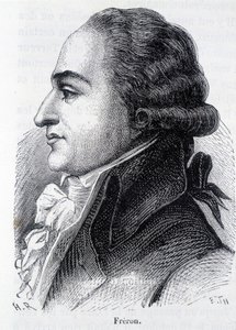 Portret Louisa Marie Stanislasa Frerona (1754-1802), francuskiego publicysty - w „L’Histoire de France” Henri Martina autorstwa French School