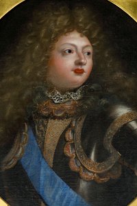 Portret Louisa le Dauphina (Louis The Dolphin) autorstwa French School
