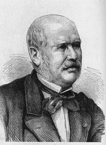 Portret M.F.E. Belgrand (1810 - 1878) - w „Albumie nauki”; wybitni uczeni; Wielkie odkrycia”” 1896. autorstwa French School