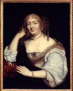 Portret Marii de Rabutin-Chantal (Rabutin Chantal), markizy Sevigne znanej jako Madame de Sevigne (1626-1696), kobiety literackiej Malarstwo szkoły francuskiej. XVII w. niedz. 0,81 x 0,65 m² autorstwa French School