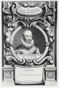 Portret Michela de Montaigne autorstwa French School