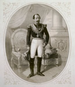 Portret Napoleona III (1808 - 1873) autorstwa French School