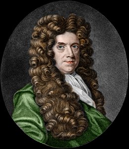 Portret Neremiasza Grew (1641-1721). Angielski botanik. autorstwa French School