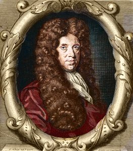 Portret Neremiasza Grew (1641-1721). Angielski botanik. autorstwa French School