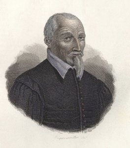 Portret Oliviera de Serres (1539-1619), francuskiego agronoma. w „Portretach Pożytecznych Mężczyzn” autorstwa French School