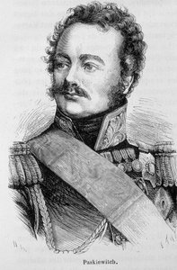 Portret Paskiewicza (lub Paskeevicha), marszałka rosyjskiego (1782 - 1856) - w „L