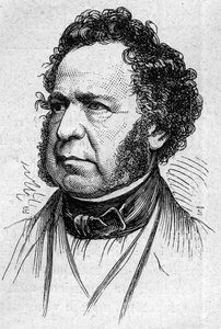 Portret Paula księcia Noailles (1802-1885), francuskiego historyka i akademika. Grawer w „”Le Monde Illustré””n°883 z dnia 14 marca 1874 r. autorstwa French School