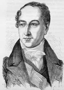 Portret Peyronneta (lub Peyroneta), francuskiego polityka (1778 - 1854) - w „”L