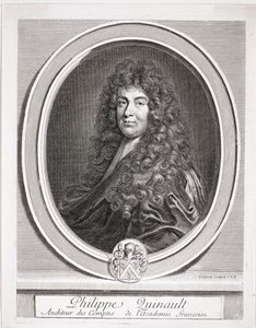 Portret Filipa Quinaulta (1635-88) autorstwa French School