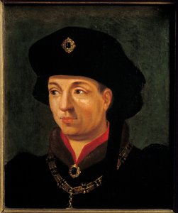 Portret Filipa Dobrego, księcia Burgundii (1396-1463) Malarstwo szkoły francuskiej. XVI w. niedz. 0,2x0,15 m wersal, muzeum zamkowe autorstwa French School