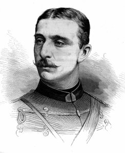 Portret księcia Eugeniusza Ludwika Napoleona, zwanego „Księciem Cesarskim”, syna Napoleona III (1856-1879). Grawerowanie w „”Le Monde Illustré””n°1161 z 28 czerwca autorstwa French School