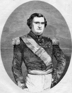 Portret księcia Napoleona Józefa Karola Paula Bonaparte (1822-1891). Grawer w „”Le Monde Illustré””n°94 z 29 stycznia 1859 r. autorstwa French School