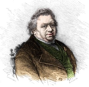 Portret Saintine (Xavier Bonifacy de Saintine autorstwa French School