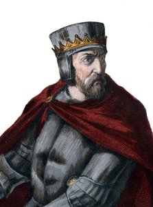 Portret Szymona IV de Montfort, 5. hrabiego Leicester (1150-1218), francuskiego szlachcica. autorstwa French School