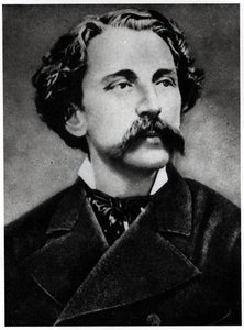 Portret Stephane Mallarme (1842-98), ok. 1873 autorstwa French School